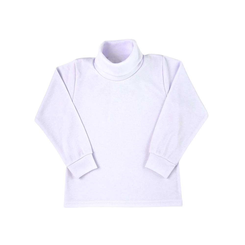 Buzo blanco cuello tortuga