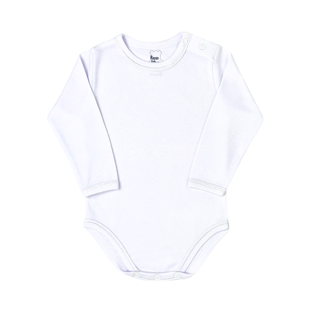 Body blanco manga larga
