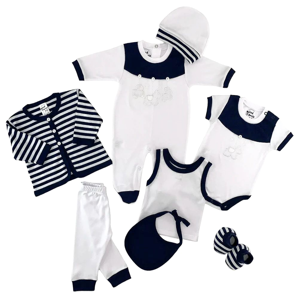 Primera muda carrusel azul oscura