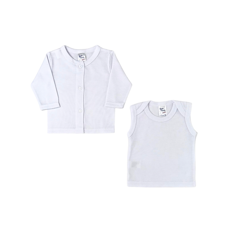 Dúo miniwaffer blanco