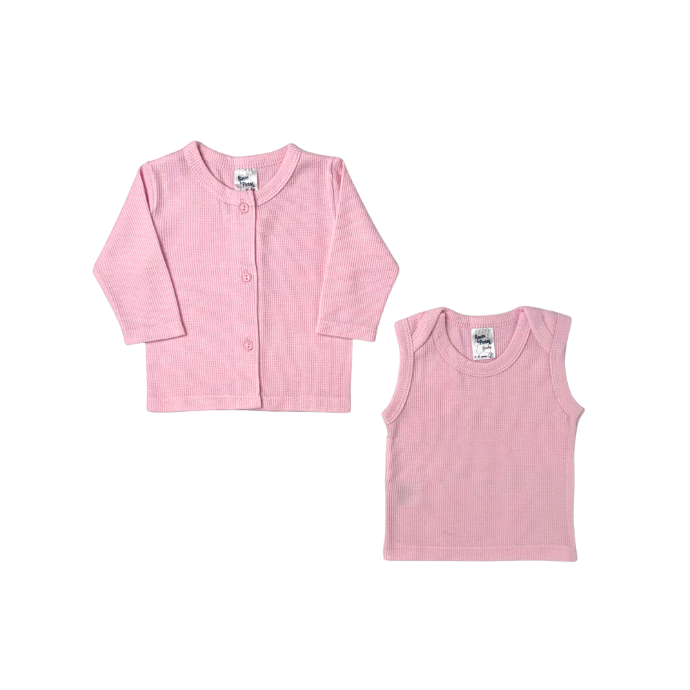 Dúo miniwaffer rosado