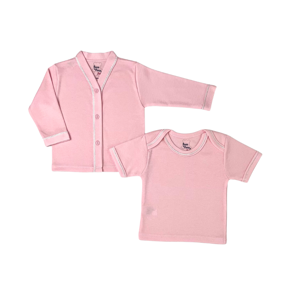 Dúo unicolor rosado