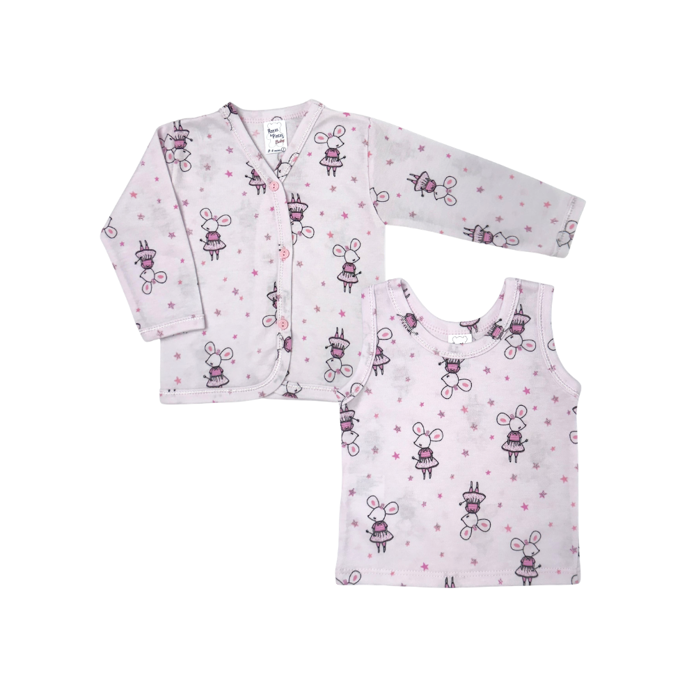 Dúo estampado ratonas bailarinas