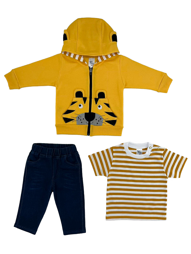 Conjunto tigre amarillo