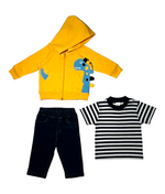 Conjunto ultrasaurio amarillo