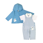 Jumper marinero largo azul claro