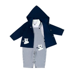 Jumper marinero largo azul oscuro