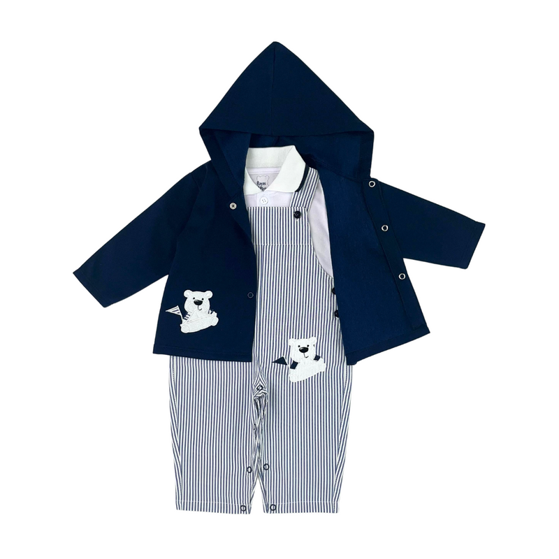 Jumper marinero largo azul oscuro