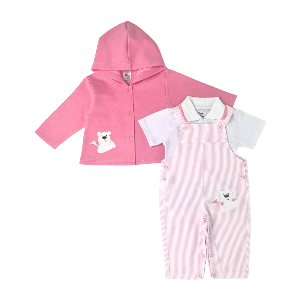 Conjunto marinero rosado