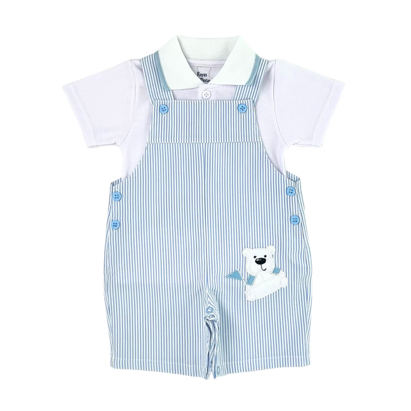 Jumper marinero corto azul claro