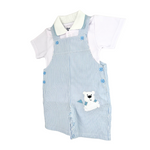 Jumper marinero corto azul claro
