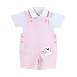 Jumper marinero corto rosado