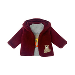 Conjunto oso feliz chaqueta vino