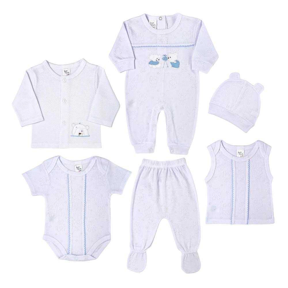 Primera muda boo-boo con decorados azules