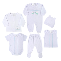 Primera muda boo-boo con decorados menta