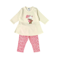 Conjunto coqueta marfil