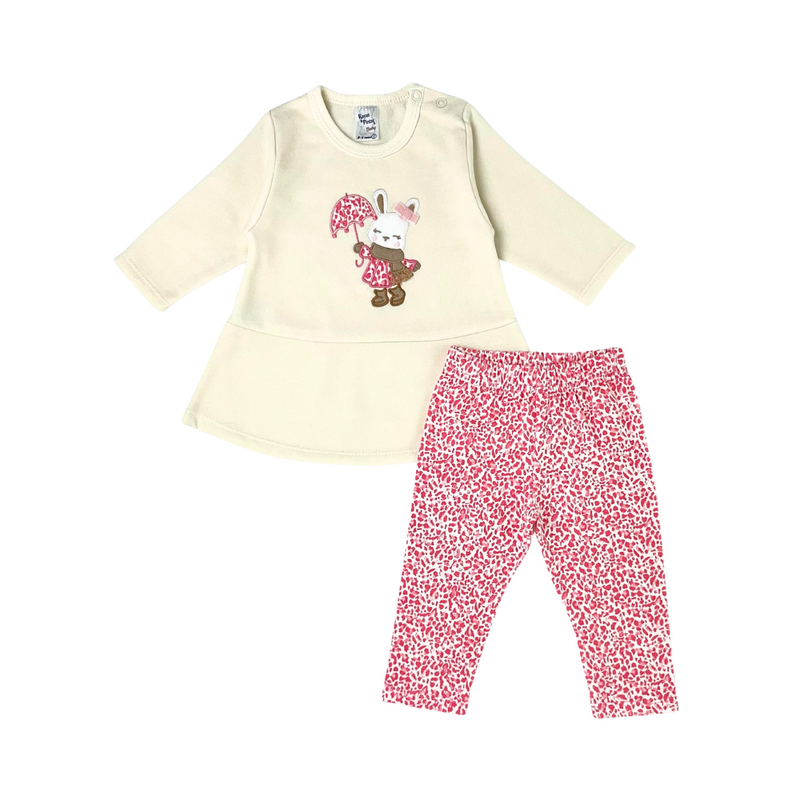 Conjunto coqueta marfil