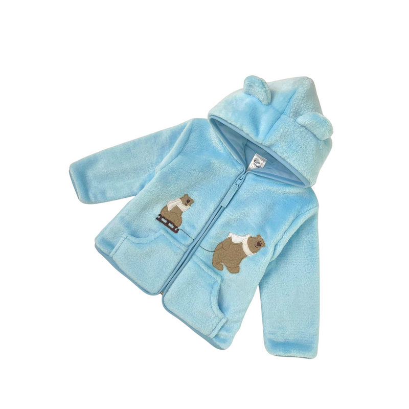 Chaqueta trineo azul