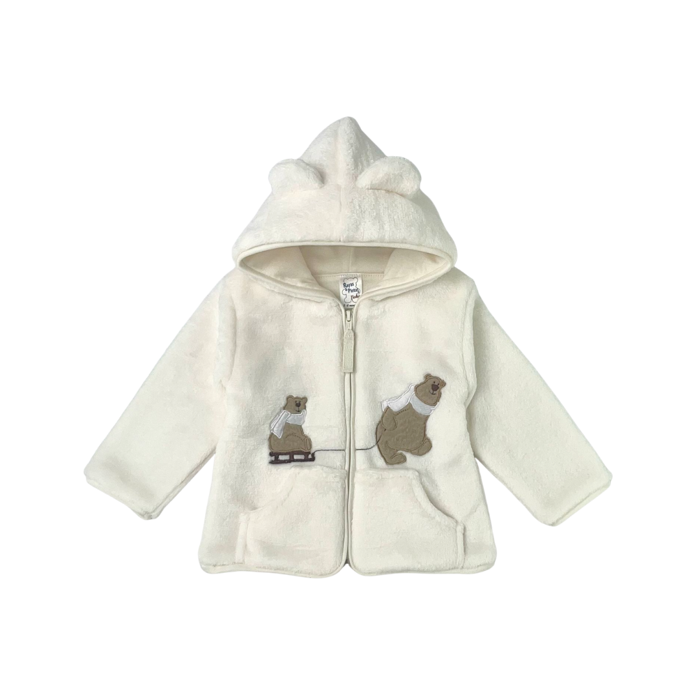 Chaqueta trineo marfil