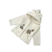 Chaqueta trineo marfil