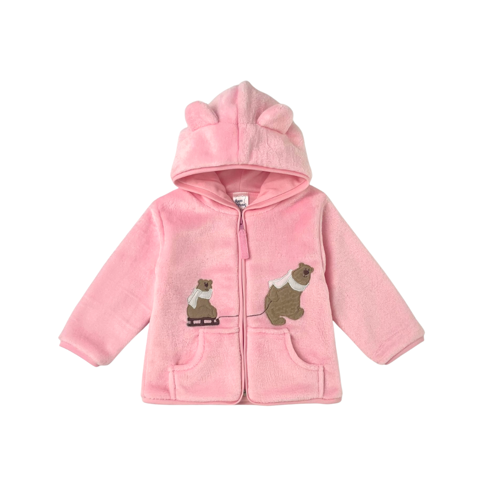 Chaqueta trineo rosado