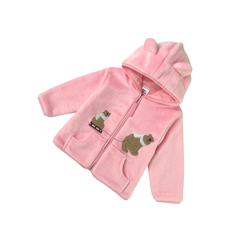 Chaqueta trineo rosado