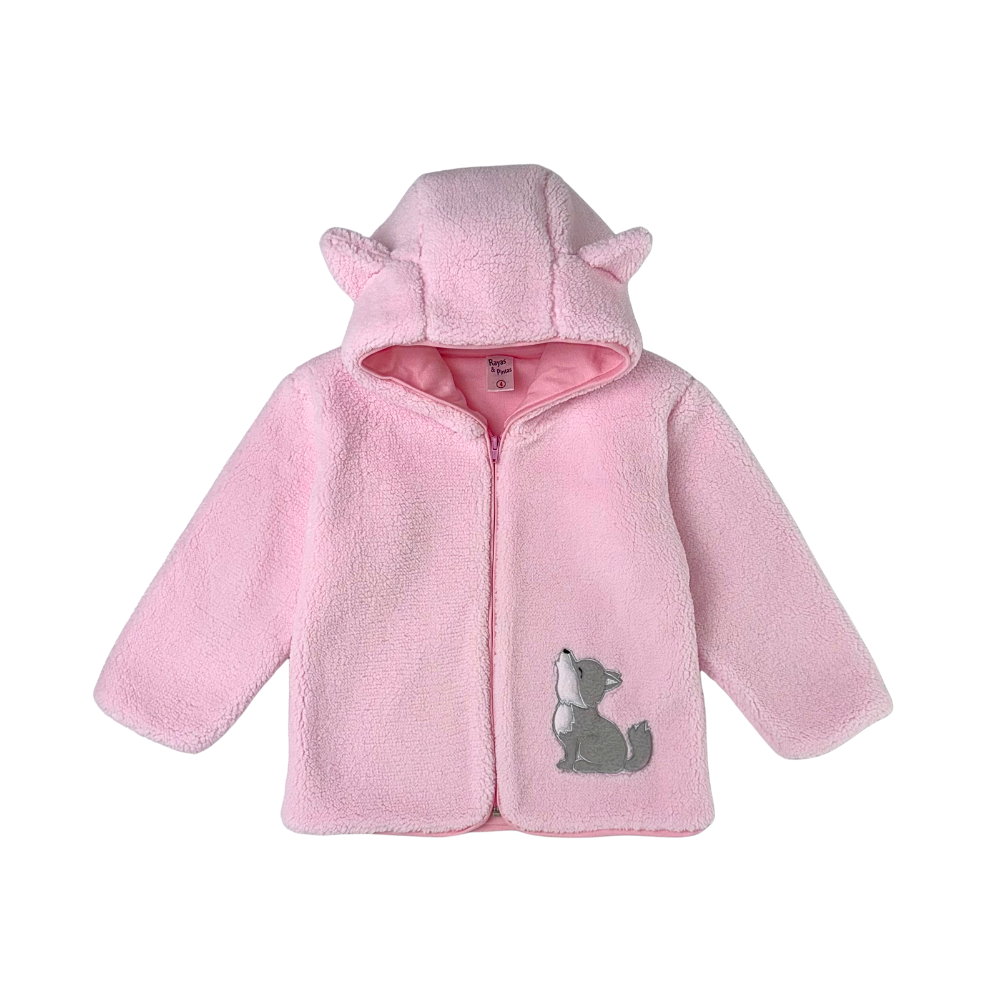 Chaqueta loba rosada