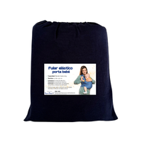 Fular elástico porta bebé azul oscuro