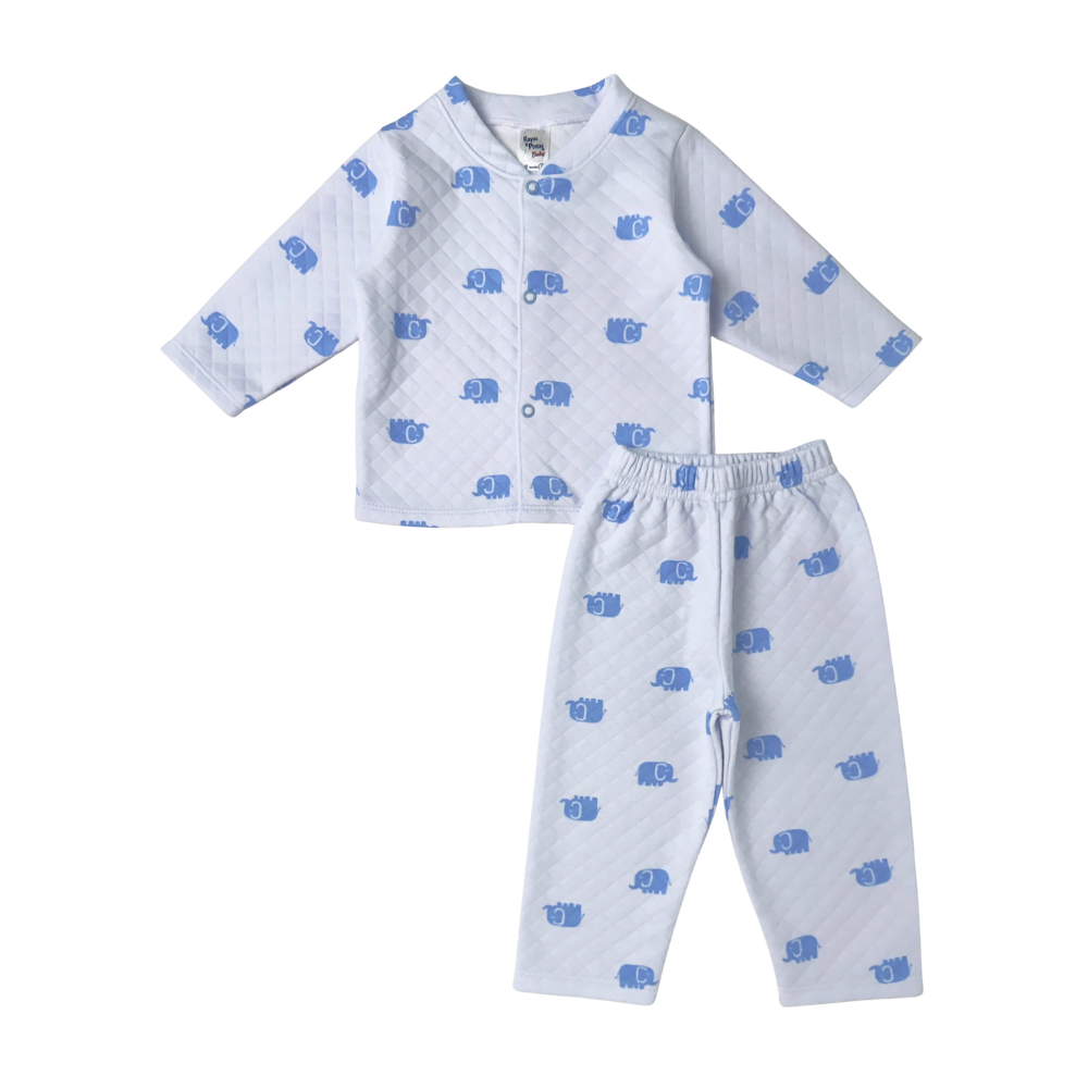 Pijama soft elefante azul
