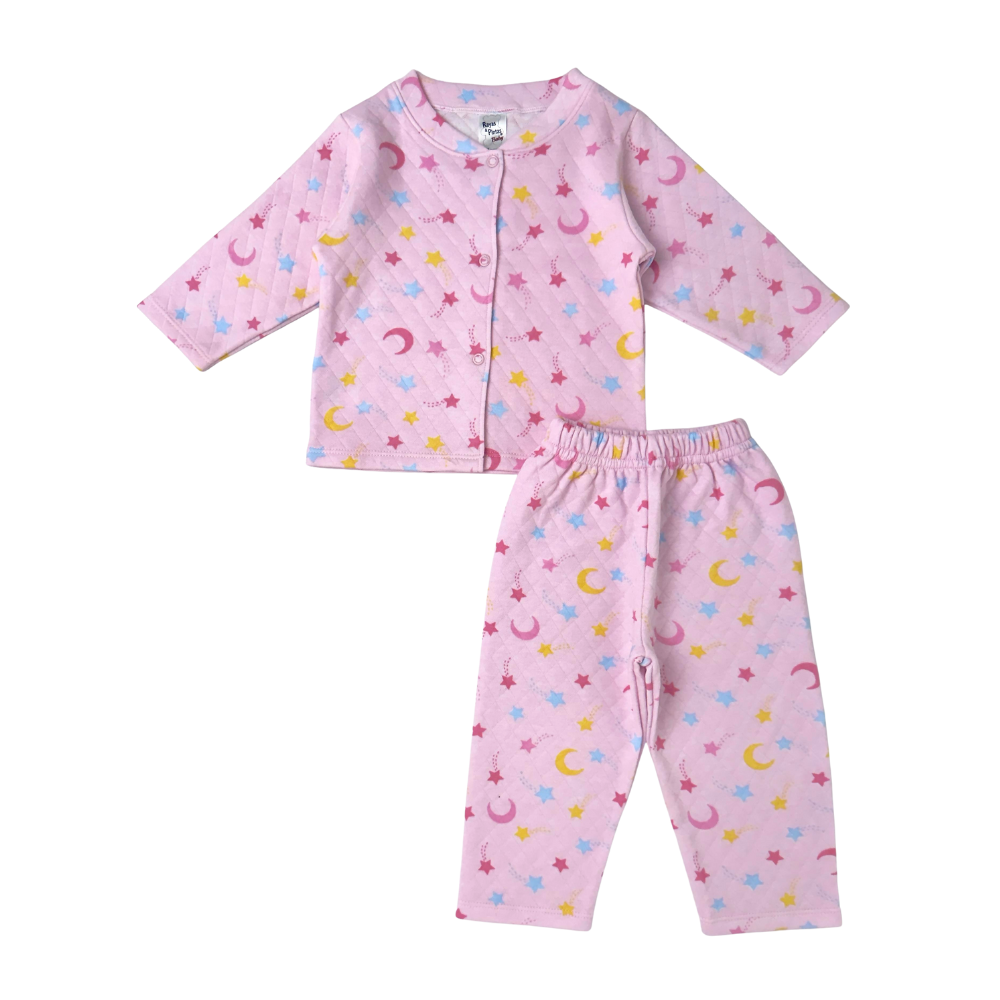 Pijama soft luna rosada