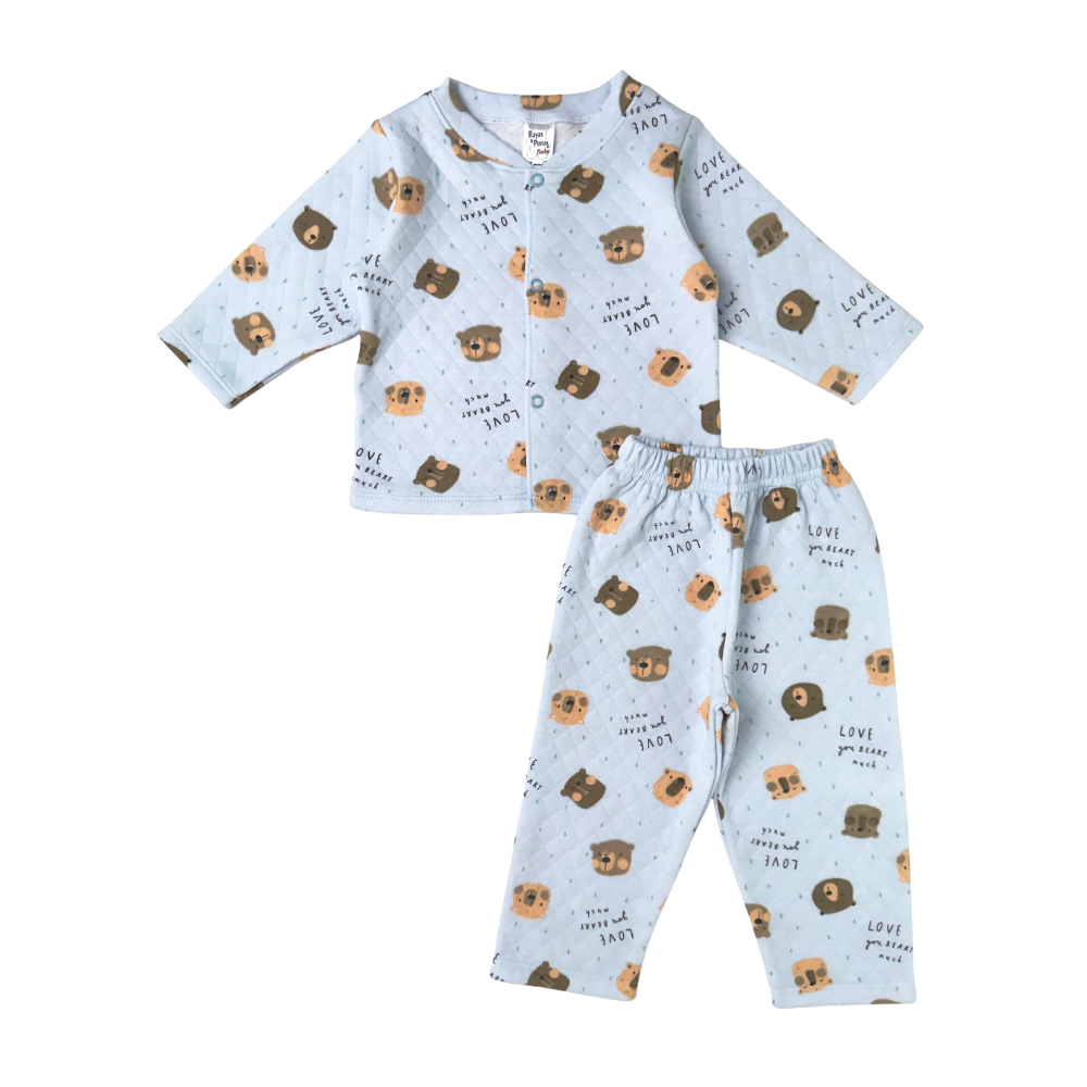 Pijama soft oso azul
