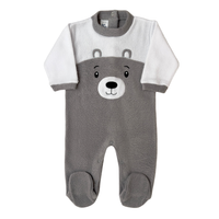 Pijama térmica oso brownie gris
