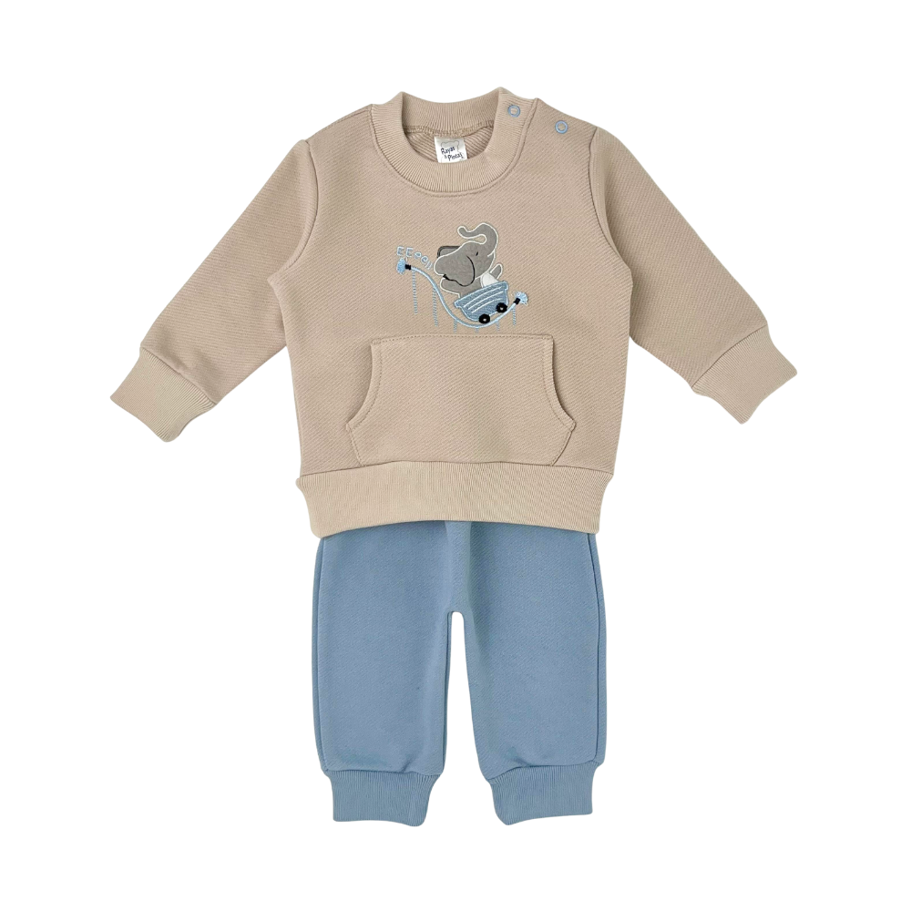 Sudadera micelio azul