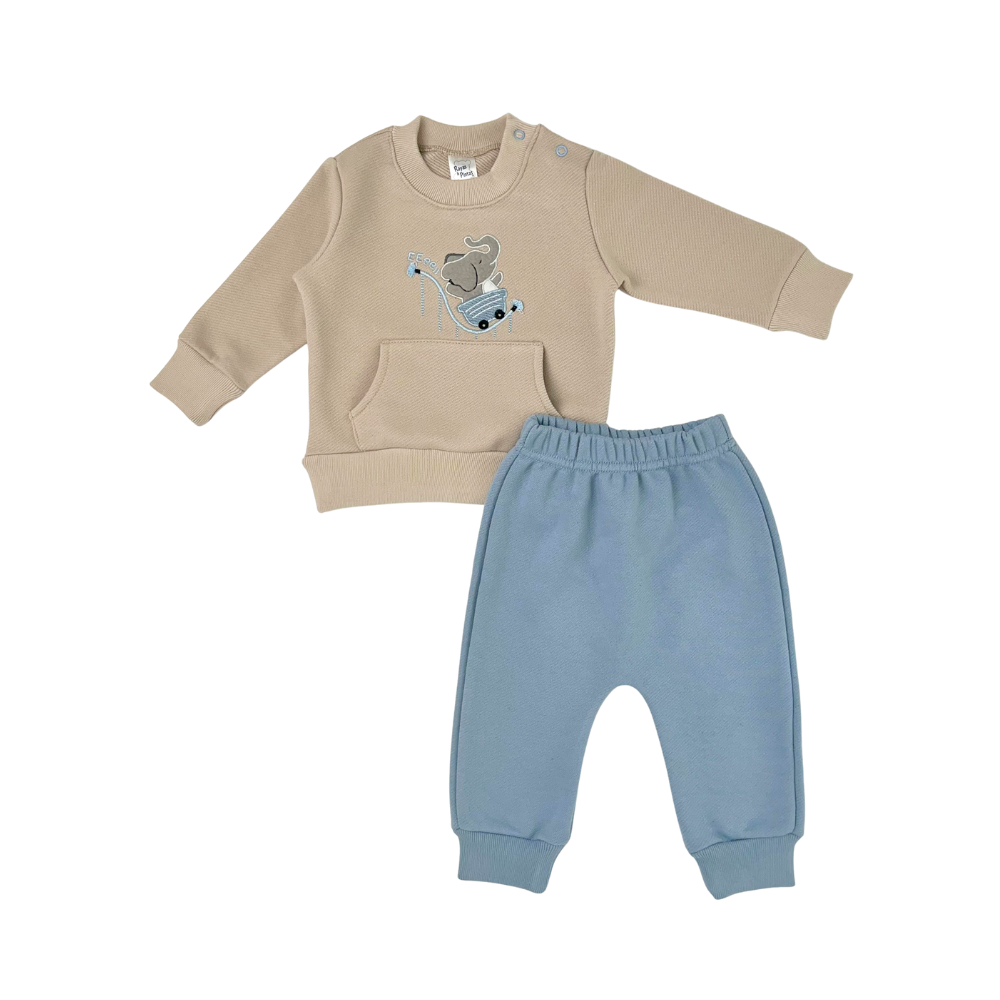 Sudadera micelio azul