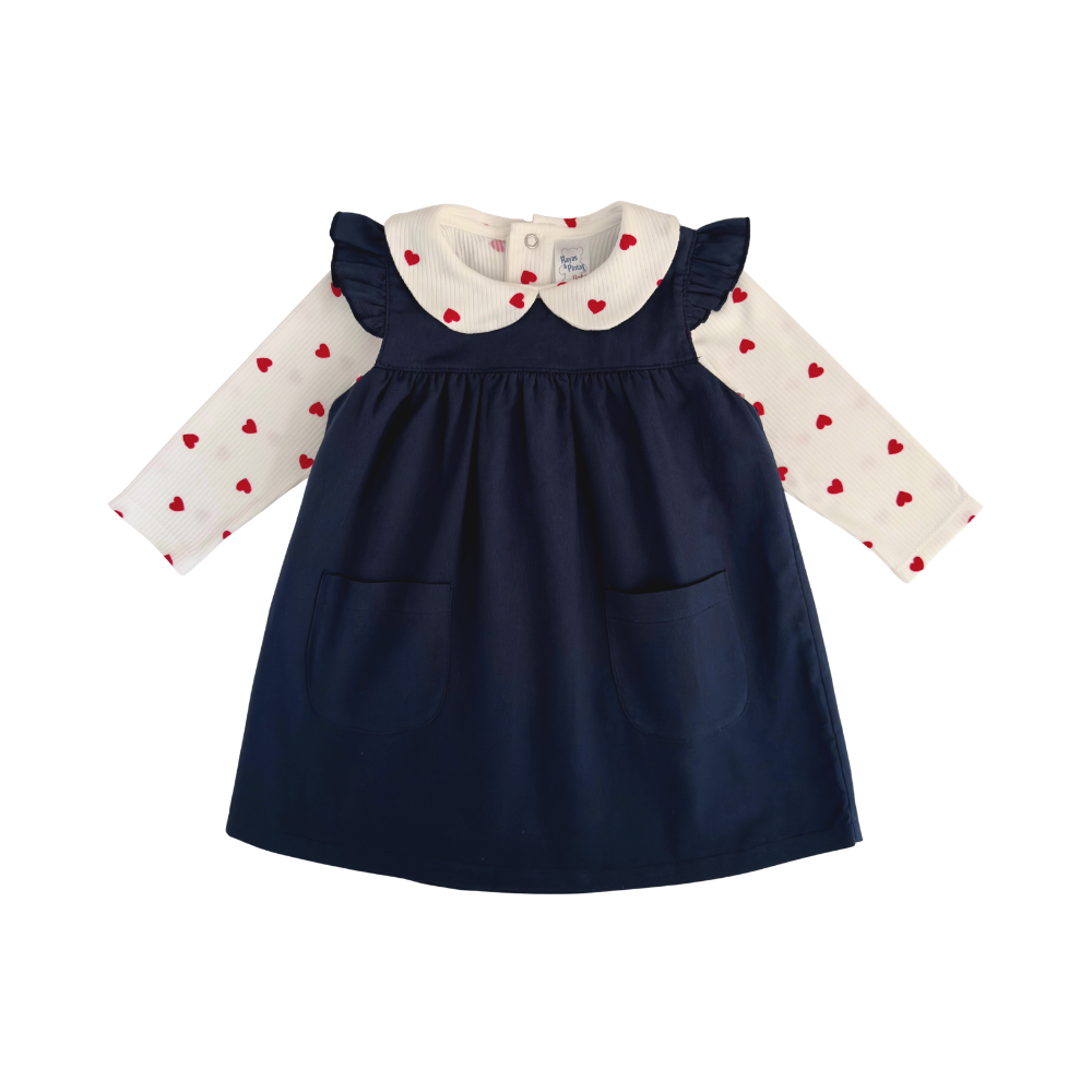 Jardinera xana azul oscuro