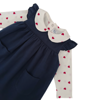 Jardinera xana azul oscuro