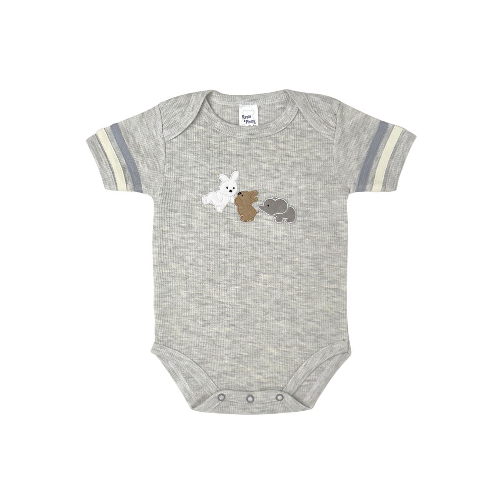 Body cookie jaspe manga corta