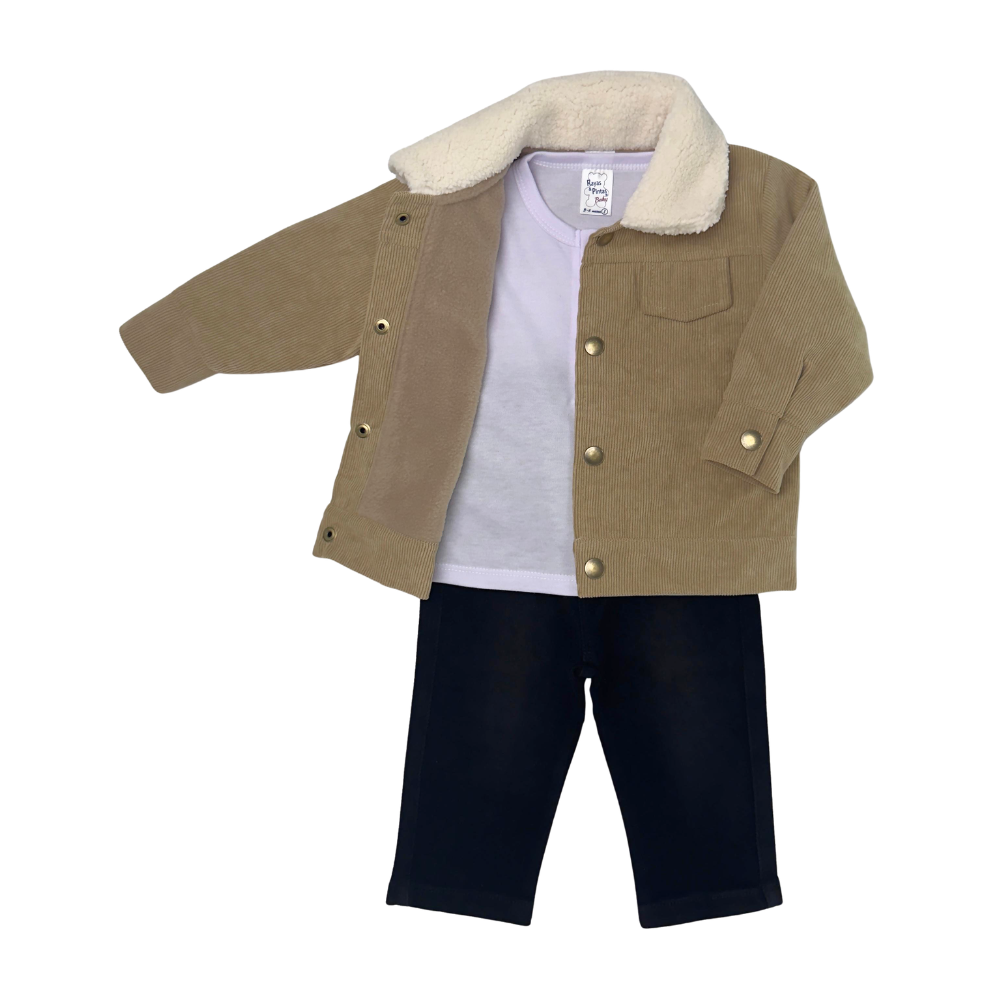 Conjunto delorean kaki