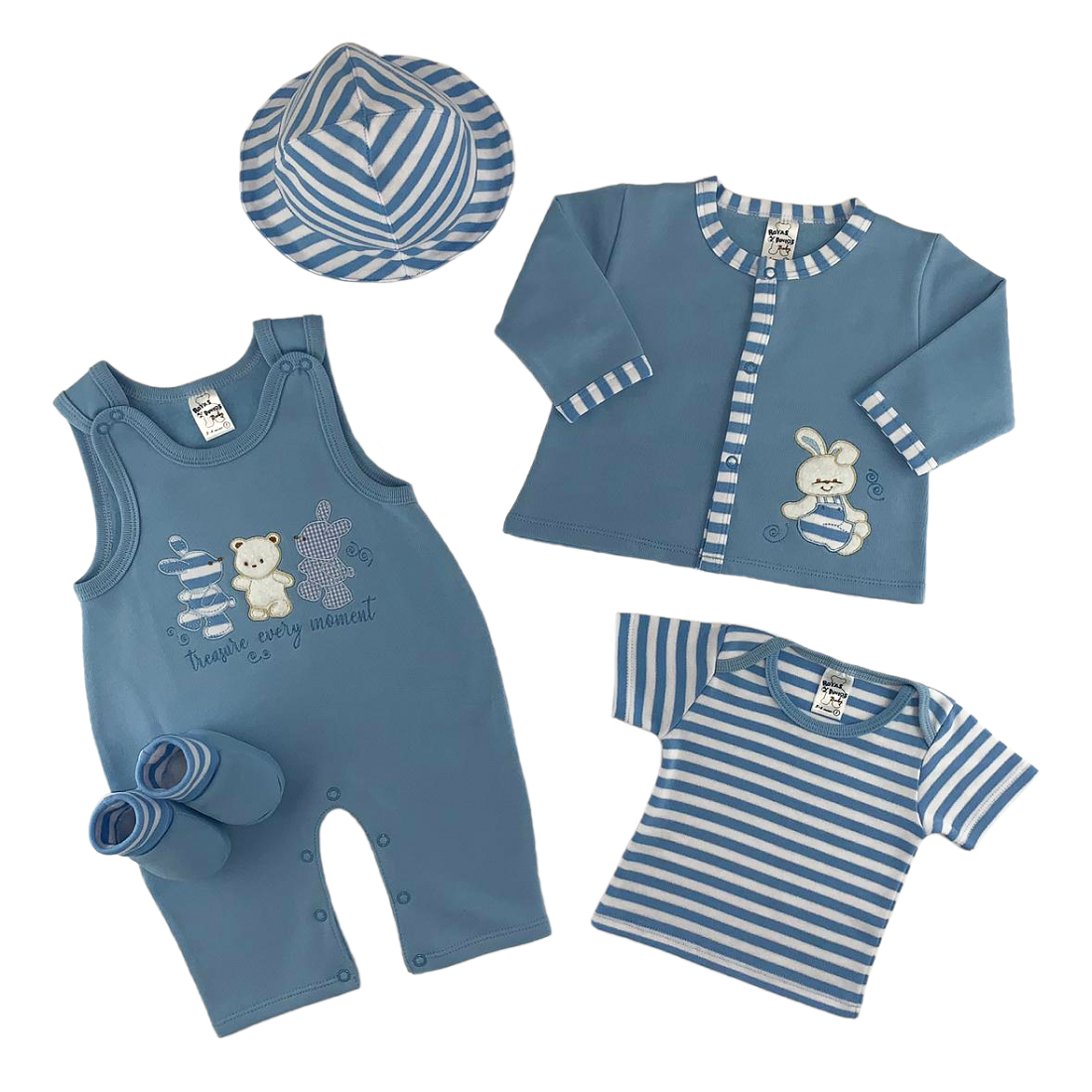 Jumper de 5 piezas azul claro